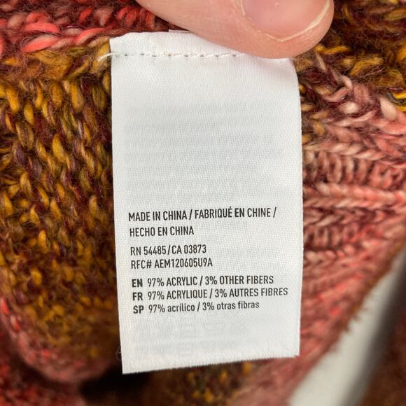 American Eagle Women XS Oversized Chunky Knit Sweater Granola Fairy Grunge Indie - Picture 8 of 8